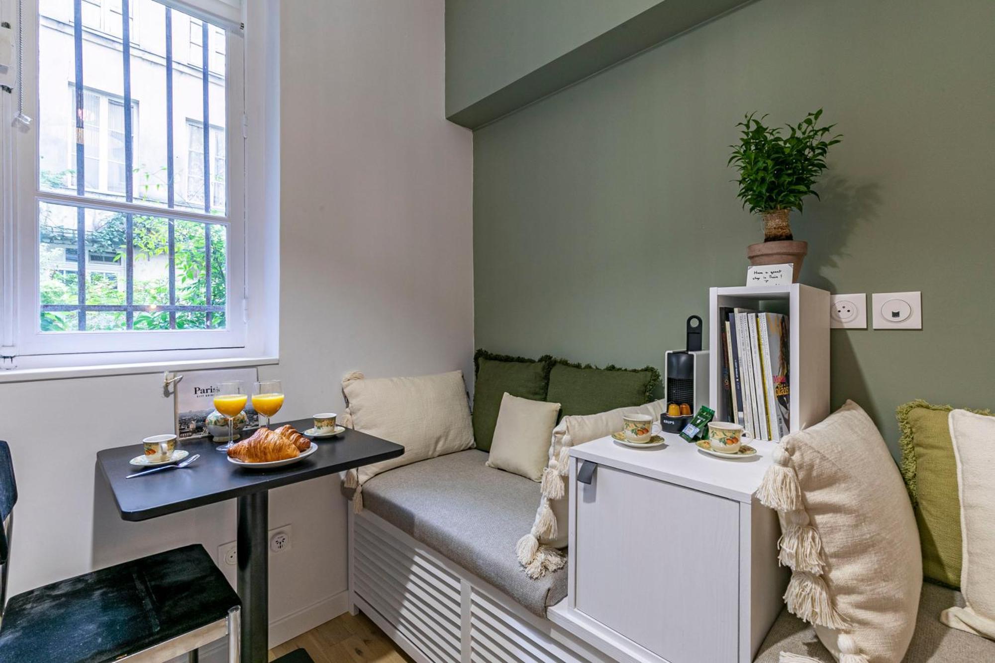 Design And Quiet Studio On Wooded Courtyard ! Paris Eksteriør bilde